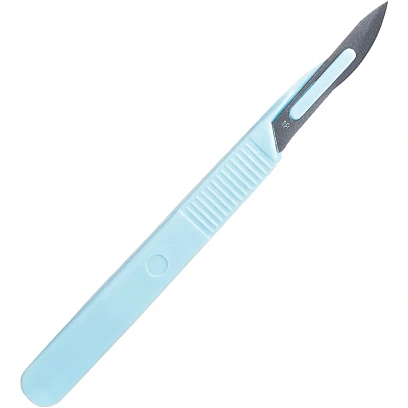 Скальпель хирург., однораз., р-18 КПИ, 10шт/уп