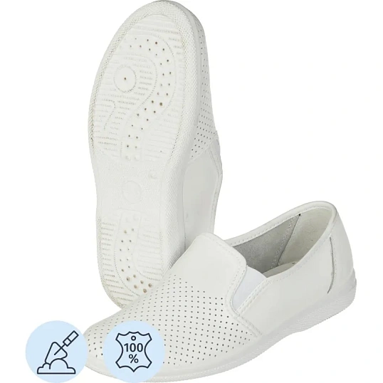 Туфли Алекс/Игорь муж.нат.кожа белые (р.40) (96110108)