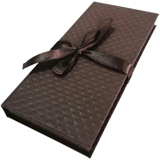 Конверт д/денег (коробка)с бантом,крафт бумага,172х83х16,коричн,Д10303П.034