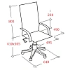 Кресло VB_Echair Easy Game-907 LT PU экокожа черный/серый, пластик