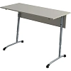 Парта МЕТ_ Стол ученический Гармония 2-местный 3-7г.р. серый/серый