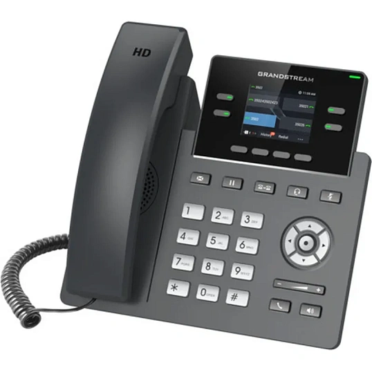 Телефон IP Grandstream GRP-2612 черный