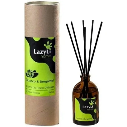 Аромадиффузор LazyLi Tabacco&Bergamot 100мл тубус, TSRD00154973