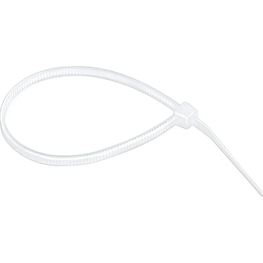 Хомут 150 х 2,5 мм, пластик, белые, 100 шт СИБРТЕХ (45519)