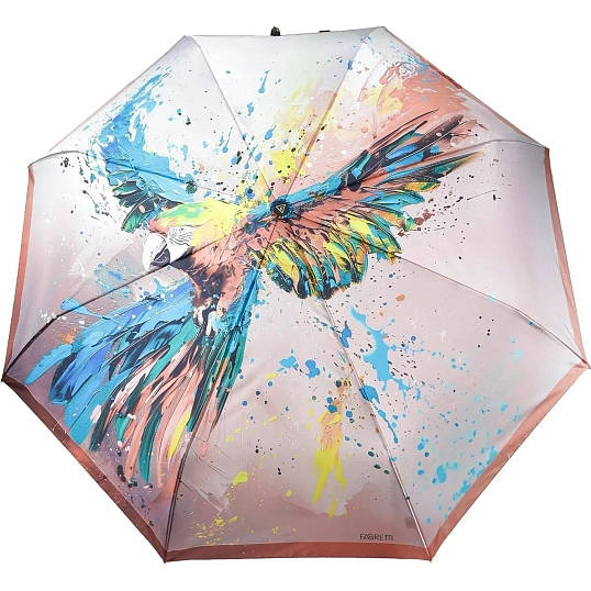 Зонт жен. Fabretti, автомат, 3 сложения, сатин, UFS0108-12