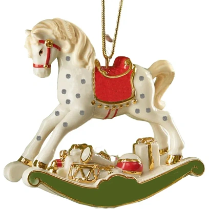 Игрушка Полирез. подвеска Лошадка назад в детство 8x8см (собс.разр) НУ-2504