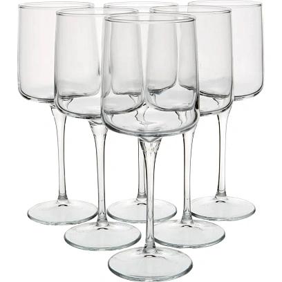 Набор бокалов АЙКОНИК 270 мл для вина, стекло,6 шт