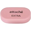 Ластик овальный Attache Extra, нат.каучук, 45x28x10мм, пастельн.ассорти