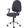 Кресло UP_EChair 223 PC ткань серая С73, хром