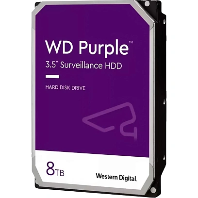 Жесткий диск WD Purple 8TB  (WD85PURZ) SATA 5640 rpm 3.5