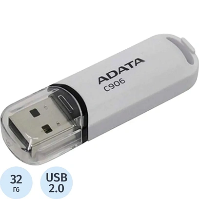 Флеш-память ADATA C906, 32GB, AC906-32G-RWH