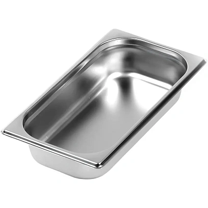 Гастроемкость (1/3x65мм), нерж. сталь AISI201, толщина 0,7мм,325x176x65мм