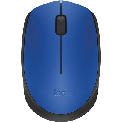 Мышь компьютерная Logitech беспров.M171 blue (USB, 1000dpi) (910-004640)