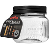 Набор банок квадратных с рельефом PREMIUM 0,6л, 1,3л, 2л(Черный)