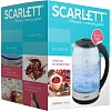 Чайник Scarlett SC-EK27G10, 2200Вт, 1.8л, стекло/сталь
