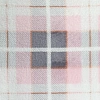 Плед микрофибра Luscan, клетка розовая 150x200