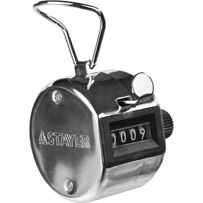 Счетчик ручной для учета повторяющихся процессов, в железном корпусе