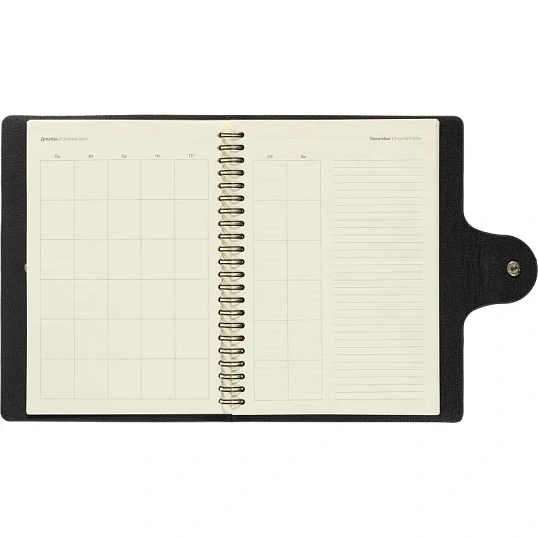 Ежедневник недатированный Fluid Attache Selection сер-гол. 140х200 мм,192с