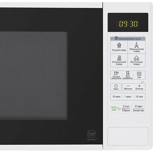 Микроволновая печь LG MS20R42D, 20 л.,Соло, сенсорное управление, белый