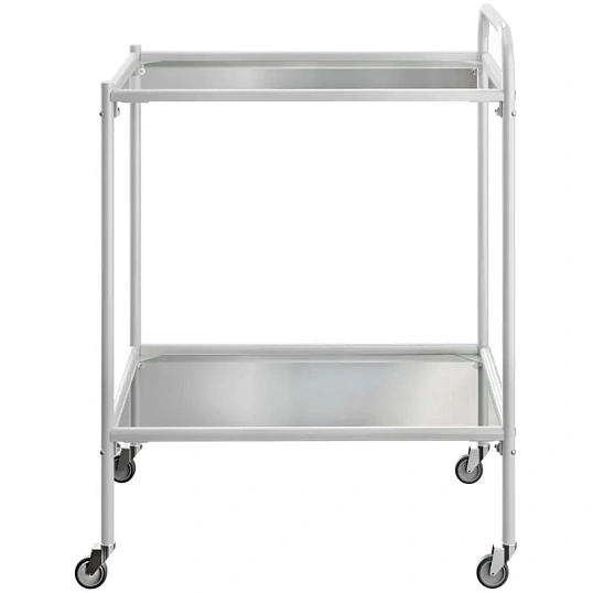 Стол процедурный MEG_передв.метал. с 2 стекл.полк. СПп-01-МСК (код 501-01М)