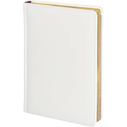 Ежедневник недатированный белый,А5,145х205мм,136л, Sidney NEBRASKA 3-128/06