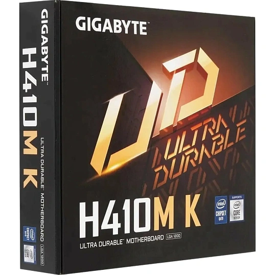 Материнская плата Gigabyte H410M K 2.0 1.0 H410, LGA1200, 2xDDR4, MATX