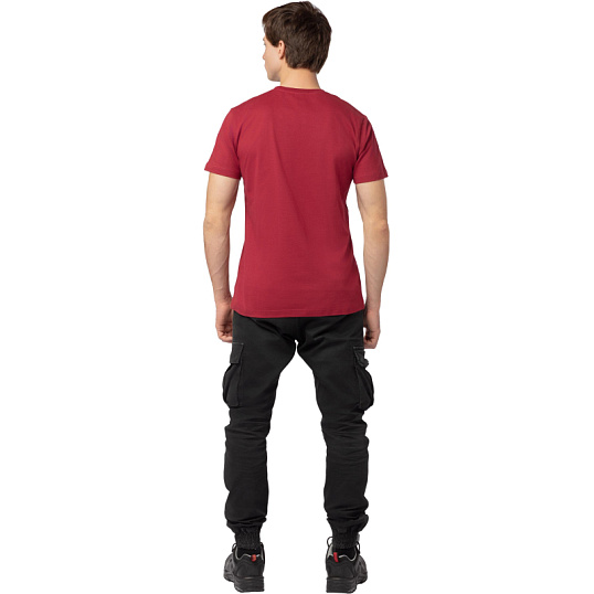 Футболка (160 г.) с кор.рукавом бордовый (XXXL)