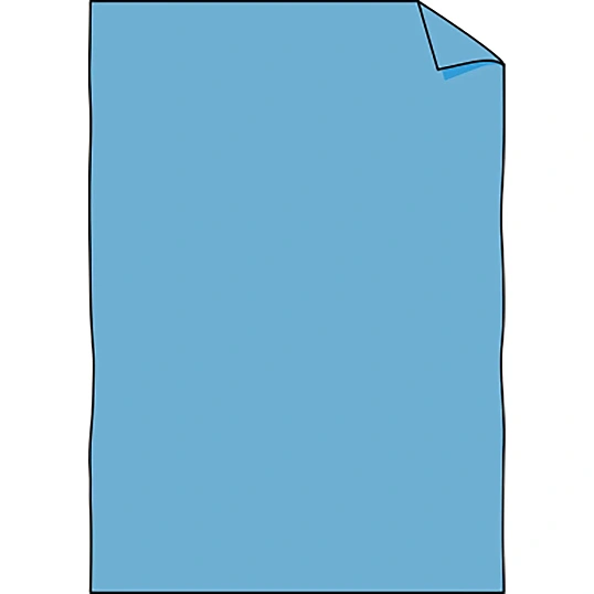 Простыня стерил. 140x70см спанбонд пл.25, голубая, 1шт./уп  Гекса