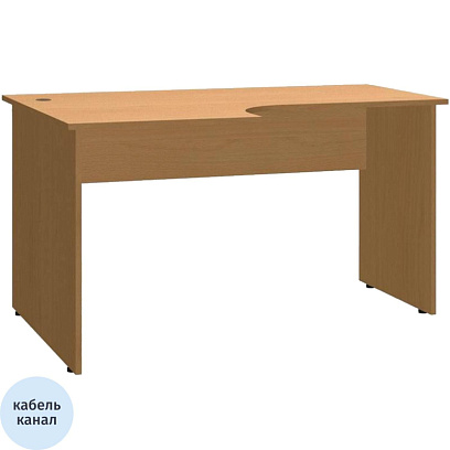 Стол эргономичный ЭКО левый 1402 (748) бук