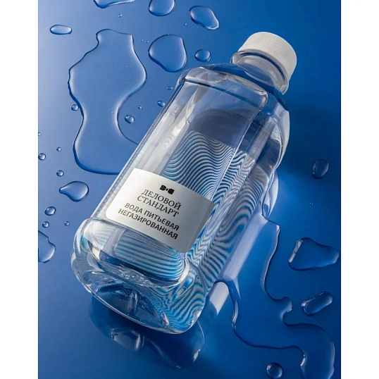 Вода питьевая Деловой Стандарт негаз пэт 0,33 л (квадрат)