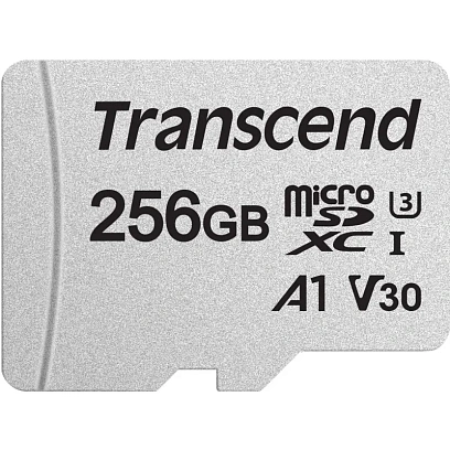 Карта памяти Transcend 300S microSDXC 256Gb UHS-I Cl10 +ад, TS256GUSD300S-A