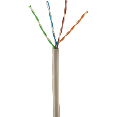 Кабель BigTech BT-CECR-003 медь UTP 4 пары, кат.5e AWG24 PVC 305м сер