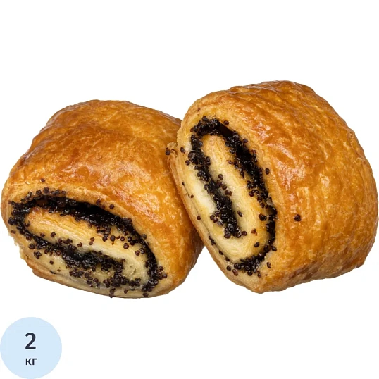Печенье сдобное Bakery Story Улитка с маком, 2кг/уп