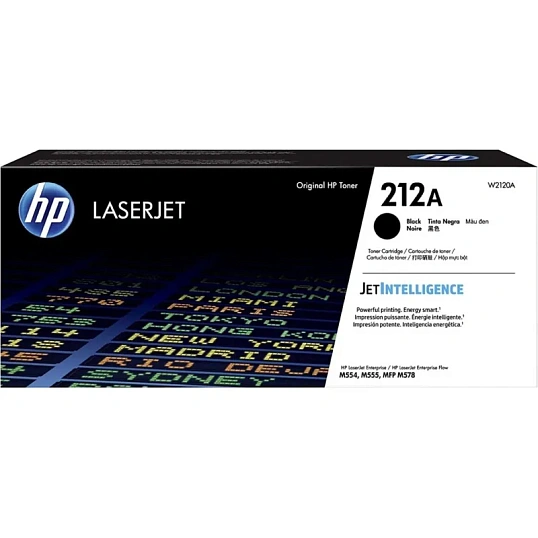 Картридж лазерный HP212ABkW2120Aчер.лзр.д/M555dn/M554dn/M555x/M578c/M578dn