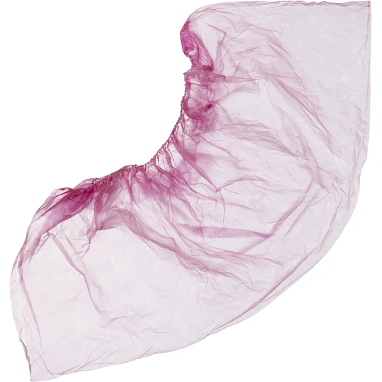 Бахилы детские 2,5 г, 1рез, розовый, 12 мкм, Комус, 50пар/уп