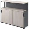 Шкаф-купе Комус Мебель К-Loft 241Н042 1370х420х1116 дуб скандин/графит