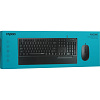 Набор клавиатура+мышь RAPOO проводная NX2000, цвет - черный
