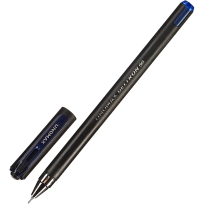 Ручка гелевая неавтомат. Unomax Geltron, д.ш. 0,5 мм, синяя