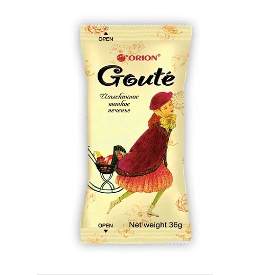 Печенье затяжное Orion GOUTE, 144г
