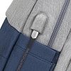 Рюкзак для ноутбука RIVACASE 7567 grey/dark blue 17.3/6