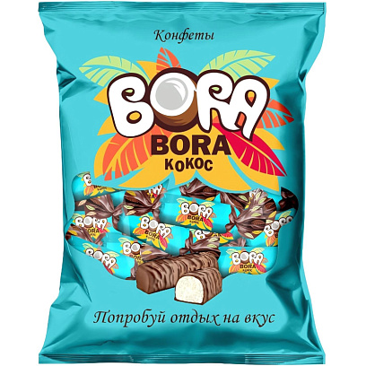 Конфеты шоколадные Bora-Bora шоколадные кокос, 200 г