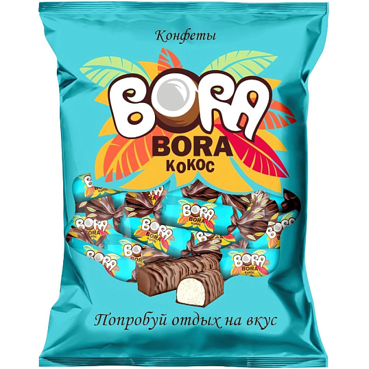 Конфеты шоколадные Bora-Bora шоколадные кокос, 200 г