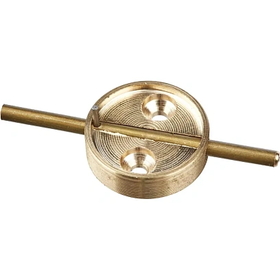 Опечатывающее устройство металл. с штоком, диаметр 29мм, латунь