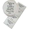 Этикетки Vell для Puty PT-50DC (30ммх20мм,белые,320шт)PR-3020WE-320