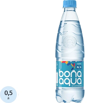 Вода питьевая Bona Aqua негаз ПЭТ 0,5л