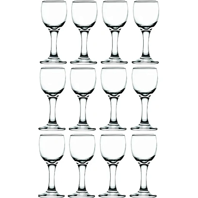 Набор рюмок Бистро 60 мл. d=48 мм. h=112 мм. 12шт/уп