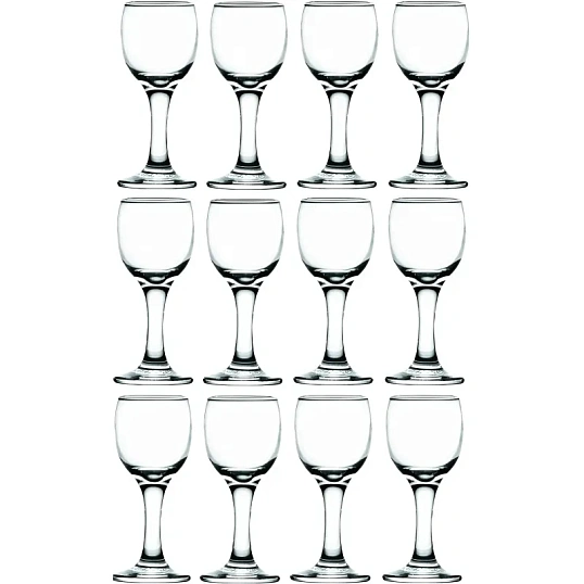 Набор рюмок Бистро 60 мл. d=48 мм. h=112 мм. 12шт/уп