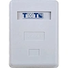 Розетка настенная TWT TWT-SM1-45/6-WH, 1 порт RJ-45 категории 6, UTP, белая