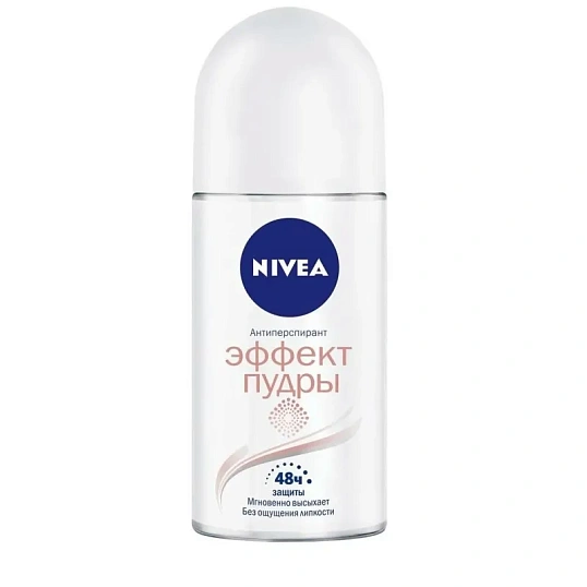 Дезодорант-антиперспирант Nivea шариковый Эффект Пудры, 50мл 82280