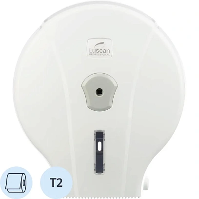 Диспенсер для туалетной бумаги рулLuscan Professional мини белый